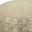 Table d'appoint en béton jaune antique, touche bohémienne, aucune tablette d'extérieur légère à assembler, style, requis