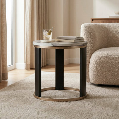 Dorr 24" Round Wood End Table