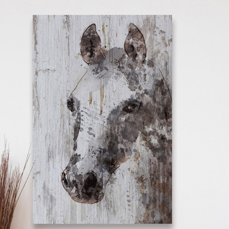1 Piece Wrapped Canvas Painting, 152cm H x 101cm W x 3.81cm D