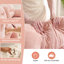 Rose avec assise plissée et élégante, assise confortable en chenille ergonomique et mobile, différentes combinaisons