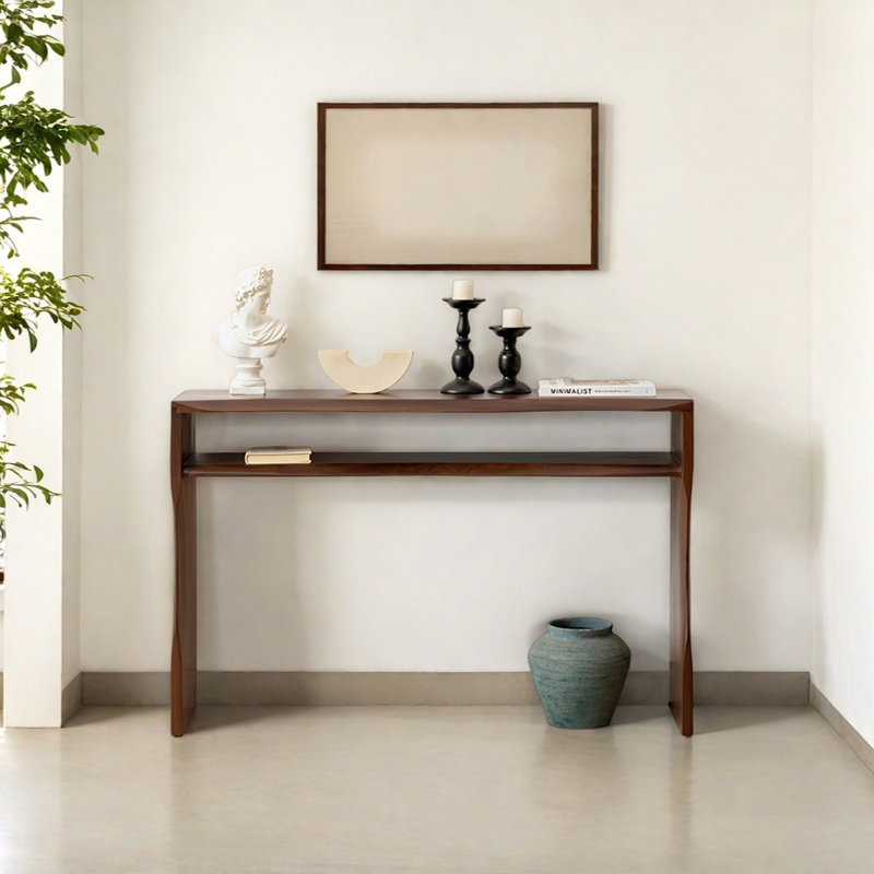 Console Modern Minimalist, Brun, H 29,53 po x l 47,24 po x P 11,81 po