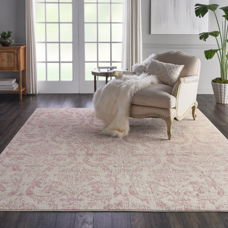 Charlton Home Pat Pink Area Rug Size: Rectangle 5' x 8