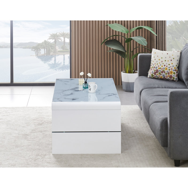 Sled Coffee Table with Storage
