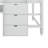 Full Size Low Loft Bed With Integrated Desk, Storage Cabinets, Open Bookcase + Graffiti Whiteboard-1252216481