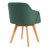 Fegan Swivel Linen Upholstered Back Side Chair-879140302-910379908