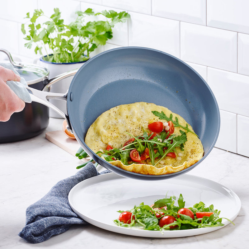GreenPan Valencia Pro Healthy Ceramic Nonstick Hard-Anodized Aluminum Frying Pan, 8" W