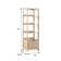 Transitional Narrow Bookshelf with Drawer on Bottom