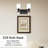 Saxis 2 - Light Dimmable Vanity Light