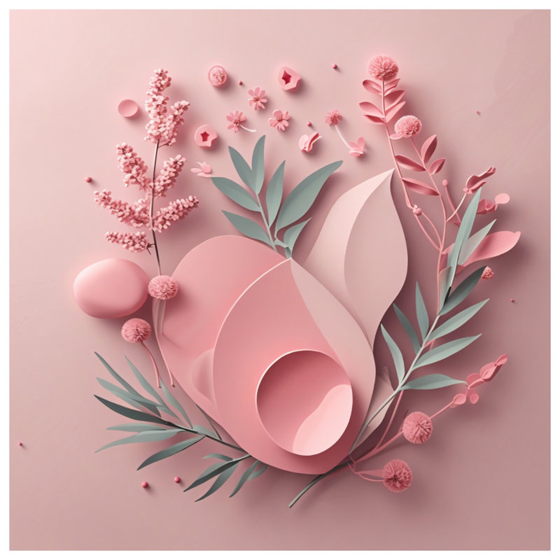 Housse de couette florale en papier, Lit simple