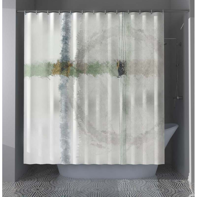 Jakora Abstract Shower Curtain