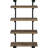 4 Wall Shelf In Black And Rustic Brown For Office Decorative Purposes Office, Convenient Storage-120653771-120653772