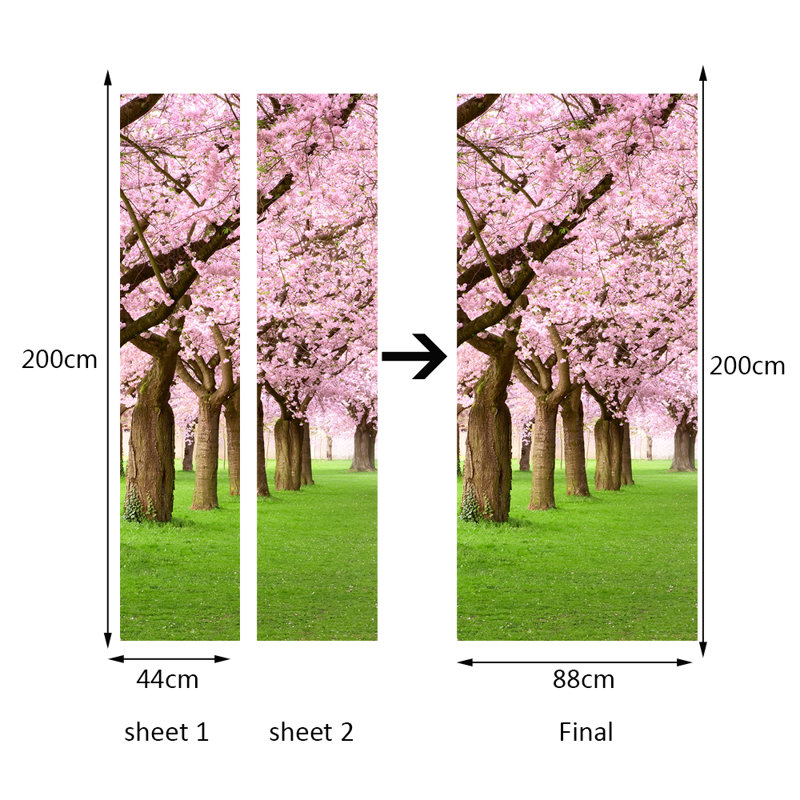 Plants & Flowers Door Decal