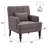 Arnice 29" W Button Tufted Upholstered Club Chair with Nailhead Trim (Set of 2)-1011761738
