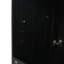 Armoire de salle de bain 36 po - châtaignier noir autoportant, optimiseur d'espace autoportant 36 po châtaignier, lignes épurées