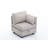 Toxi 58.26" Upholstered Loveseat with Ottoman-608522545