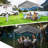 10x10 Carport 10x10 Pop up Canopy with 1 sidewall, Portable Garage,1-Button Push Centre Lock,  Instant Outdoor Carports-105589774