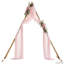 202cm W x 95cm D Solid Wood Arbour in Light Brown