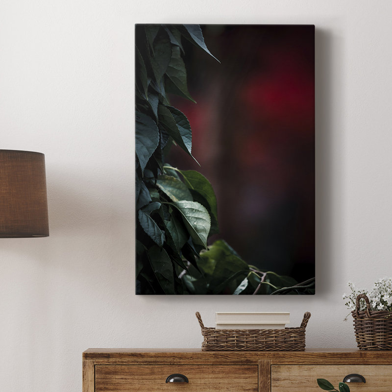 Dramatic Foliage I -Custom Wrapped Gallery Cavas