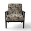 Chaise rembourrée avec accoudoirs modernes D-1522533300