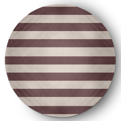 Toppino Chenille Striped Indoor / Outdoor Rug