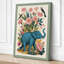 Elephant in Bloom Botanical - Wrapped Canvas-580557237-580557238