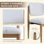 Chaise rembourrée moderne avec pieds en bois massif pour la salle à manger-368062837-368062730