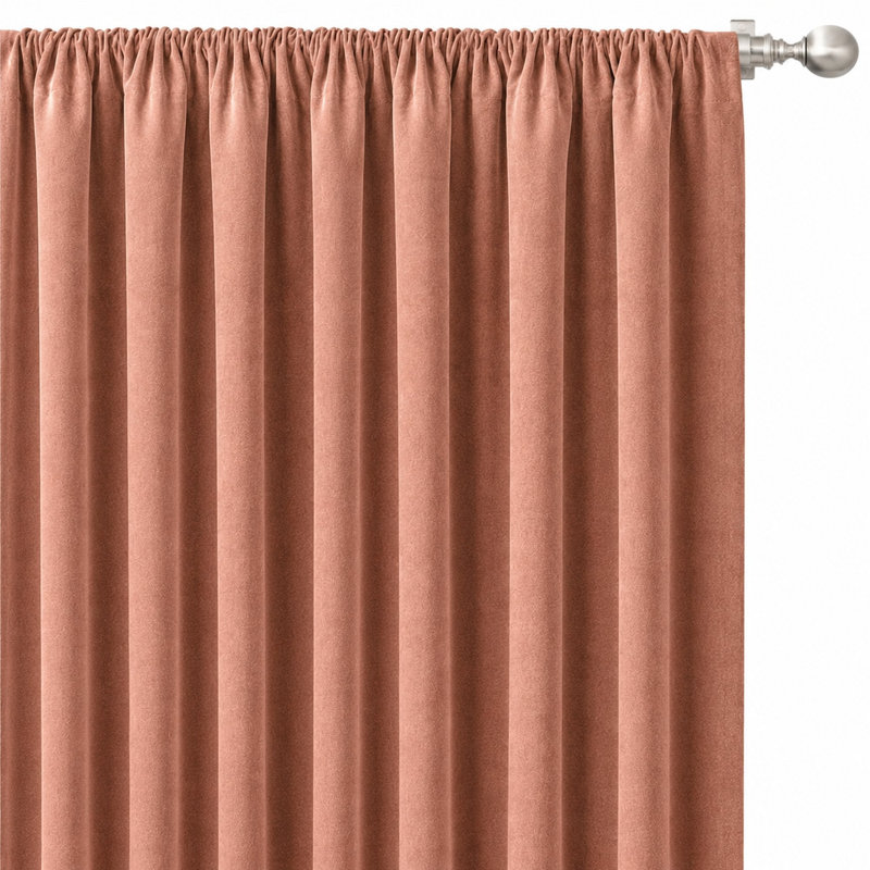 Shiny Solid Velvet | Gian Fabric, Rose
