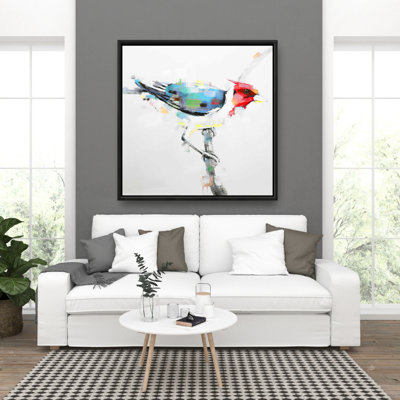 «Colorful Woodpecker» sur toile