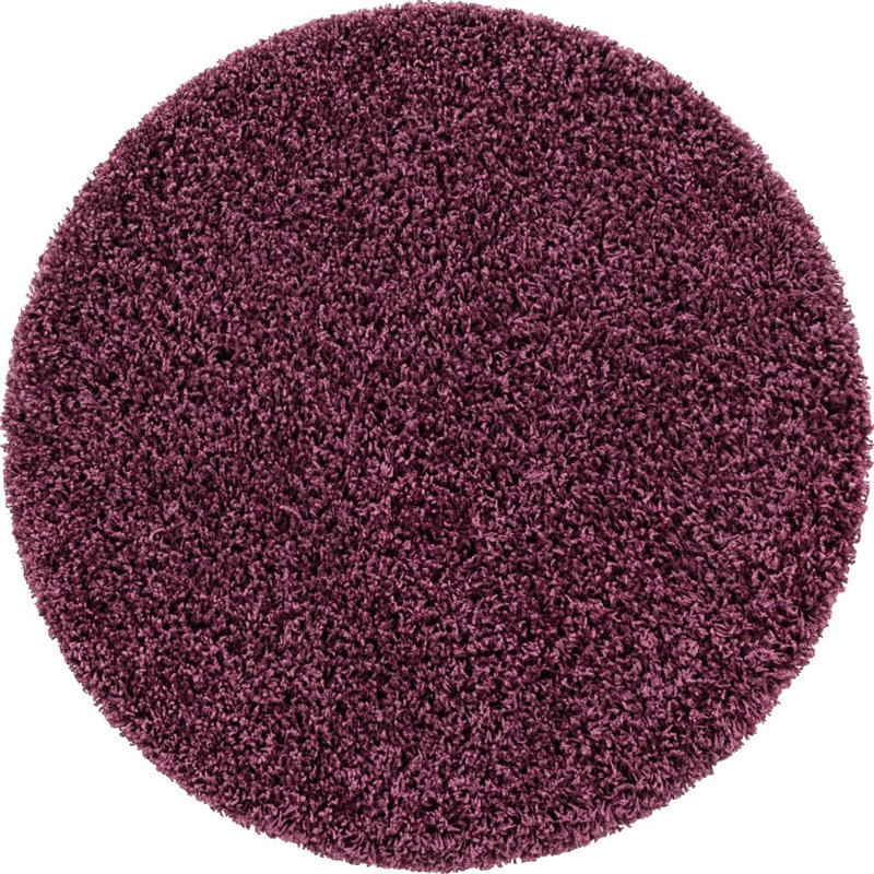 Tapis mauve Renesha, Rond 3 pi 3 po