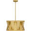 Luminaire suspendu 3 lumières or doux