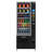 Refrigerated Snack Vending Machine 36 Slots Featuring a Credit Card Reader and Coin/Bill Acceptor