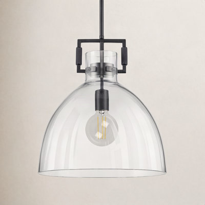 Miami Single Light Glass Dimmable Pendant