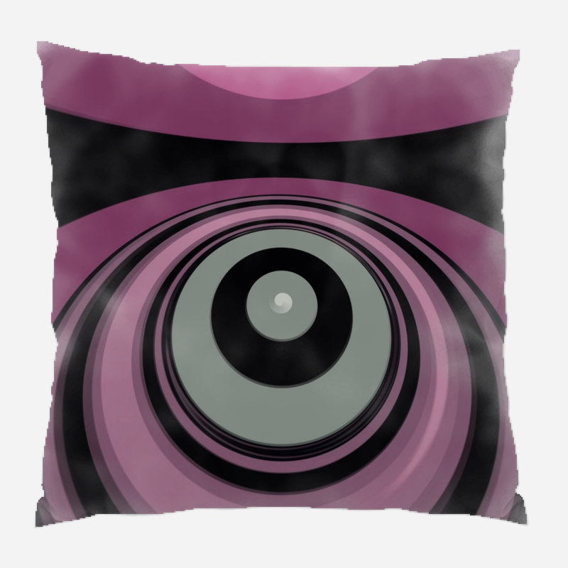 Microsuede Reversible Throw Pillow