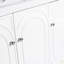Meuble-lavabo autoportant 48 po et 3 portes d'armoire à fermeture en douceur (emballage KD) - sans le lavabo-126528861