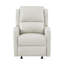 Fauteuil inclinable et oscillant en similicuir-1201125881