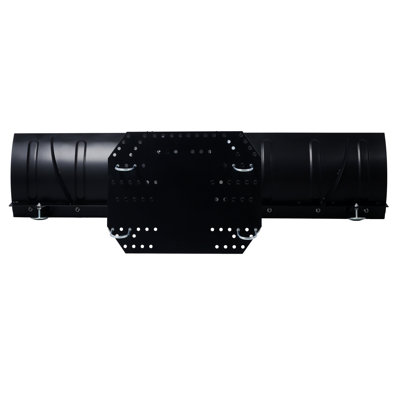Ensemble de chasse-neige universel UTV avec lame en acier, système de chasse-neige complet pour véhicules utilitaires, noir