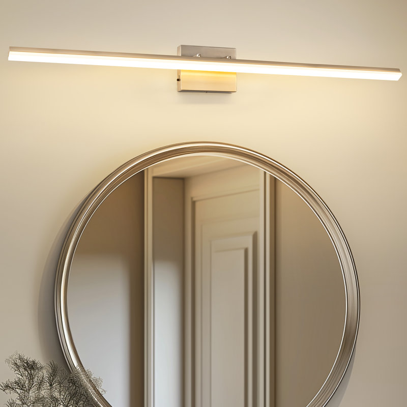 Éclairage pour meuble-lavabo intégré 48 po à 1 lumière 24 W à DEL 48 po, applique murale pour salle de bain, barre d'éclairage moderne pour miroir et maquillage