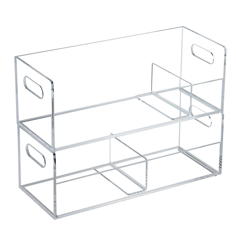 Acrylic Stackable Multimedia Tabletop Storage