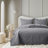 Floral Embossed Quilted Bedspread Set – Soft Lightweight Microfiber Bedding with Pillow Shams, Reversible & All-Season Comfort-119462781-116864829
