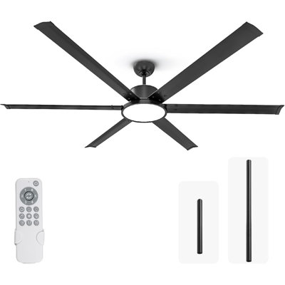 Jovienne 72'' Ceiling Fan with LED Lights