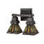 2 - Light Armed Sconce
