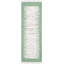 Parikh Hand-Woven Flatweave Cotton Ivory/Green Area Rug-22810323