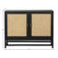 Royette 42" Wide Server in Beige/Black