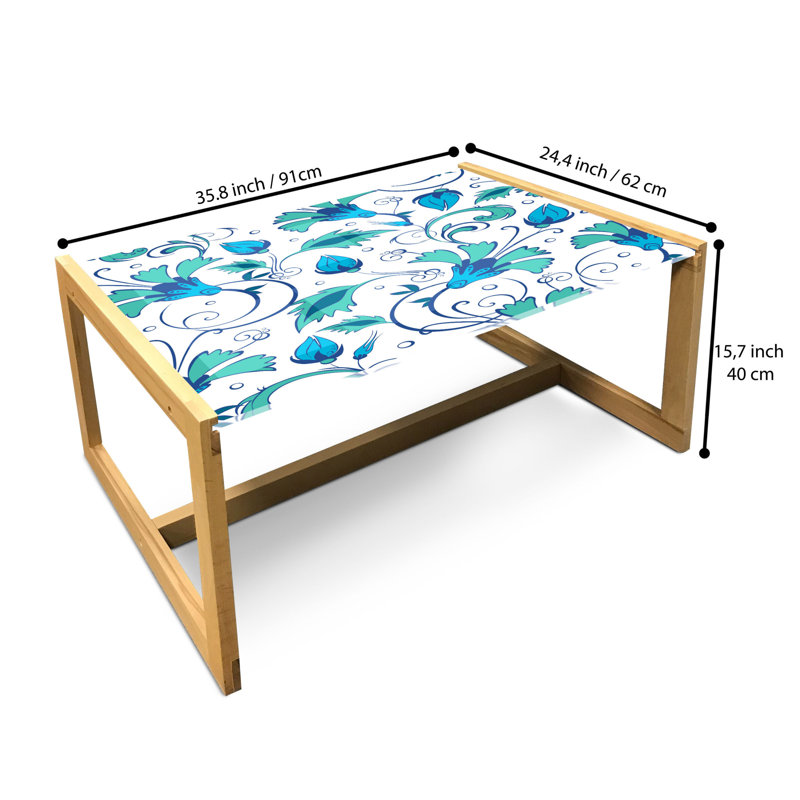 Jamarra Sled Coffee Table, 40cm H x 91cm W x 62cm D