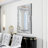 39.5" Tall Beveled Wall Mirror, Ornate Silver Accent Mirror for Bedroom, Living Room & Entryway-532229327