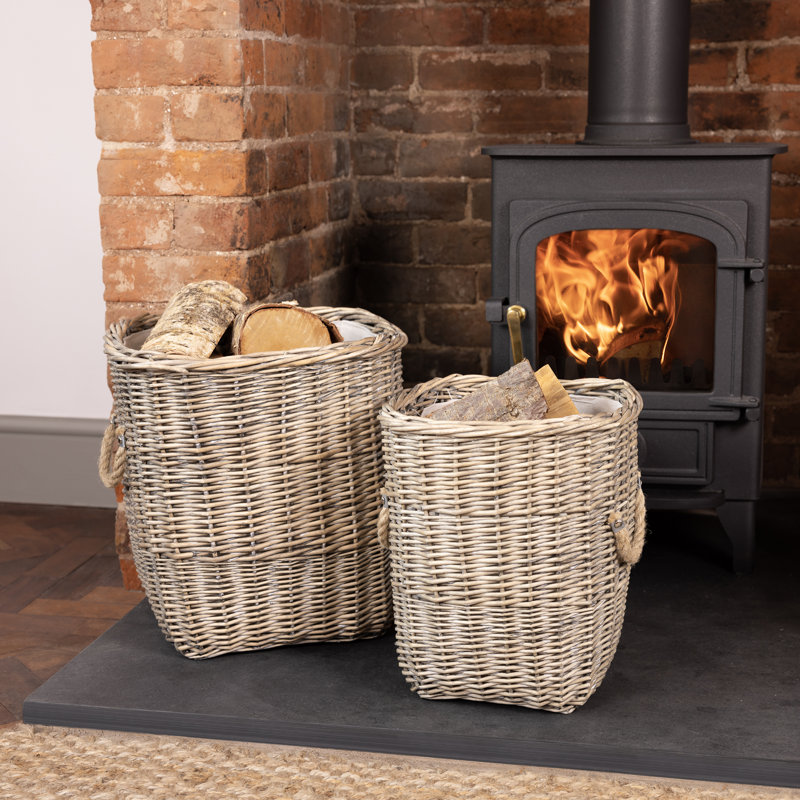 Wicker Log Carrier