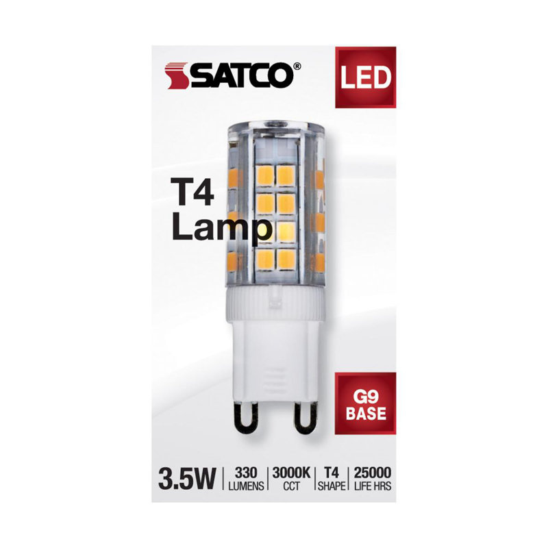 3.5 Watt Clear LED Bulb, 3000K