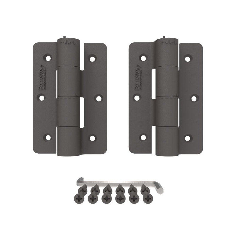 Matte Bronze Self-Closing Butterfly Gate Hinges