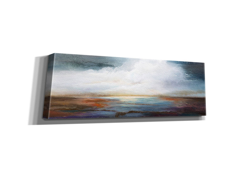 «Calm Waters» par Karen Hale, H 12 po x l 36 po