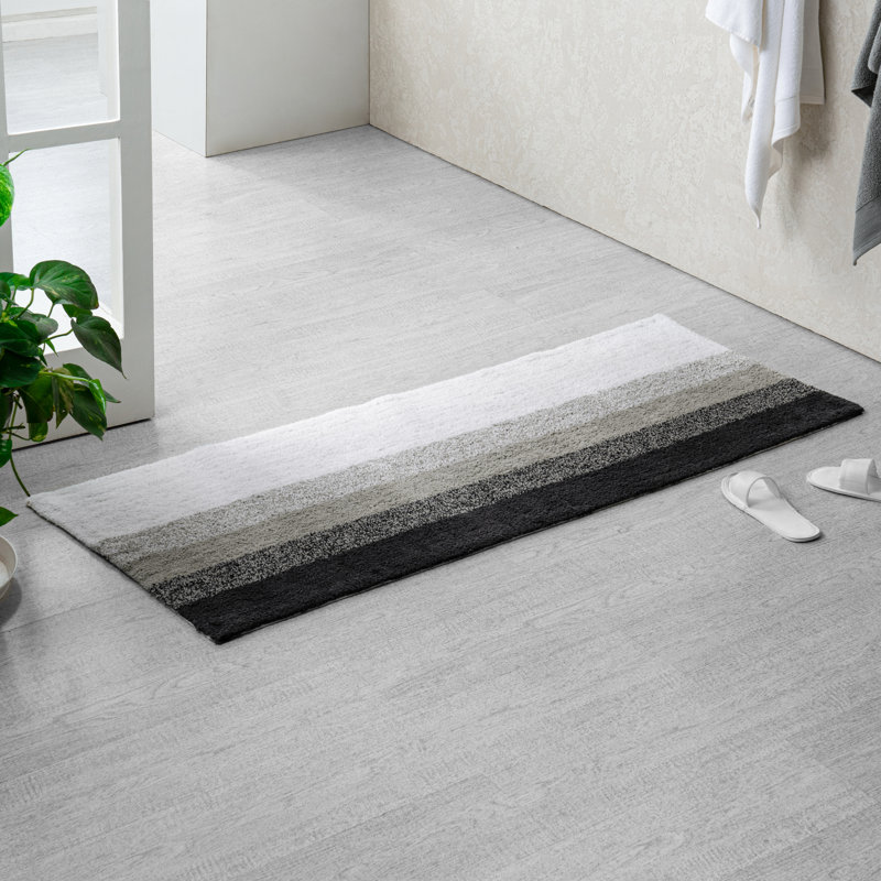 Tapis de bain Raul, gris, l 24 po x L 60 po